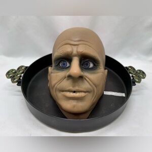 Gemmy Motion Activated Spooky Voice Candy Dish Tray Uncle Fester Halloween